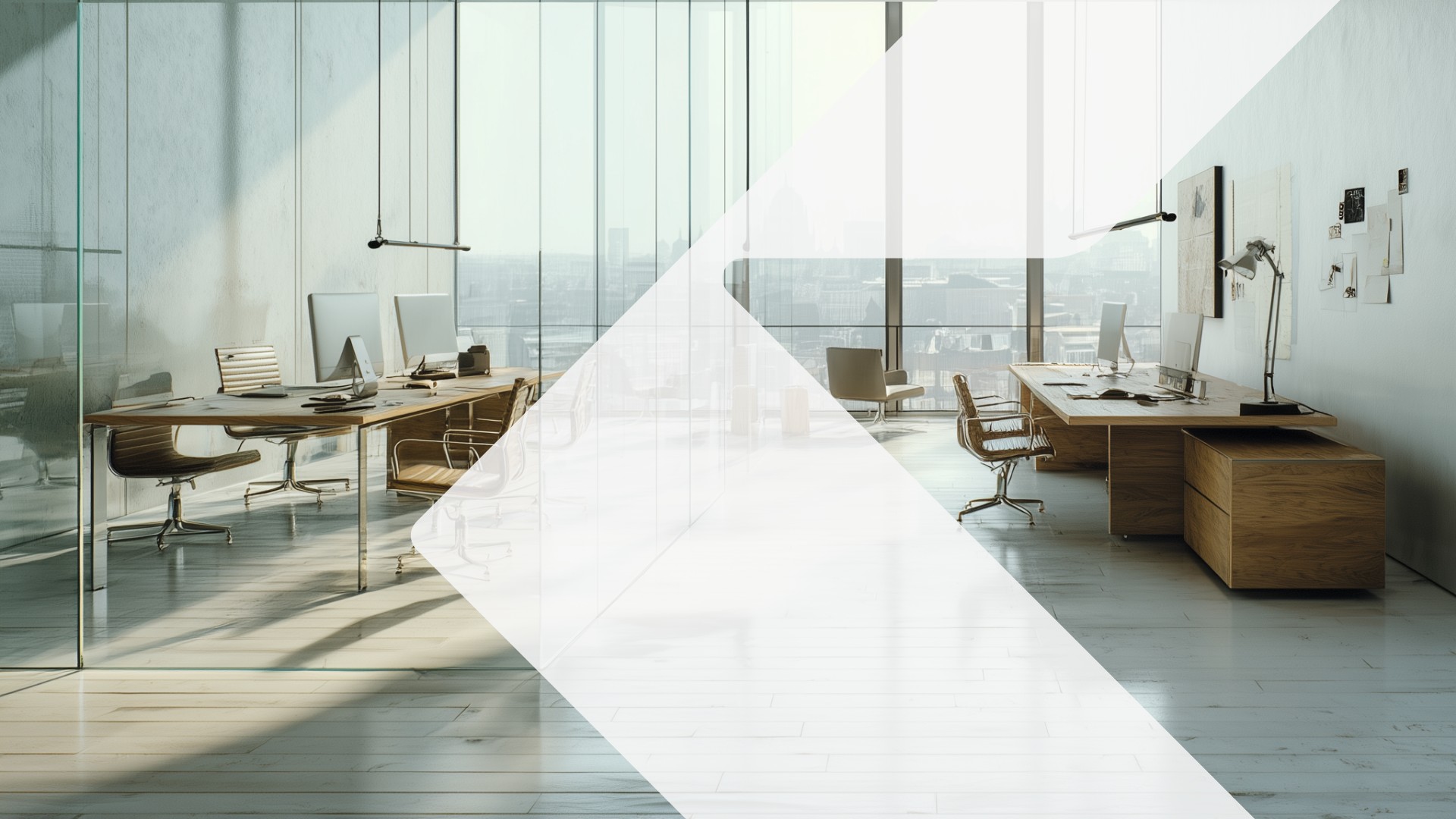 Bureau moderne — gestion immobilière